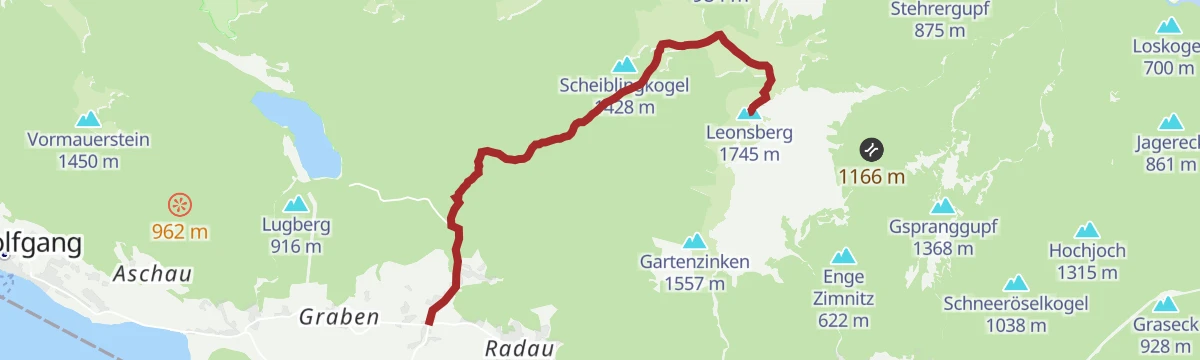 Route map: Leonsberg